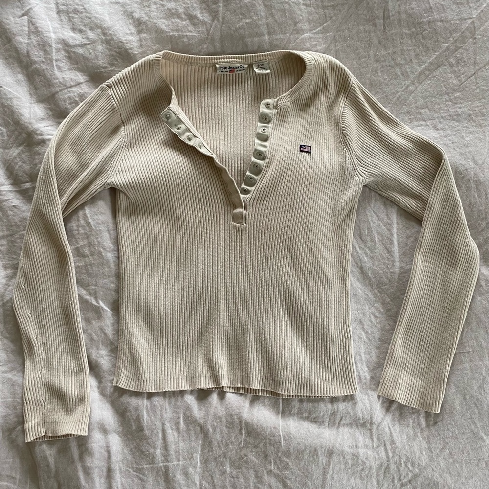 Vintage Ralph Lauren Cream Sweater